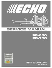 Bosch PB-750 Service Manual