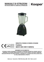 Kooper 2193522 User Instructions