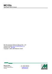 Mikrotron MC133x User Manual