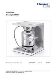 Minebea Intec PR 6021 Installation Manual