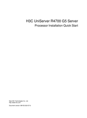 H3C UniServer R4700 Installation, Quick Start