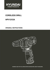 Hyundai power products HPV12V2A Instructions Manual