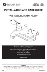 Glacier bay 67092W-6001 Installation And Care Manual