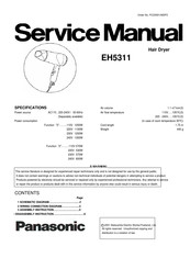 Panasonic EH5311 Service Manual