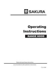 Sakura R-828 Operating Instructions Manual