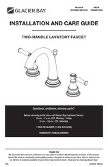 Glacier bay 1000001038 Installation And Care Manual