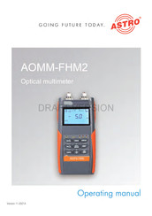 ASTRO AOMM-FHM2 Operating Manual
