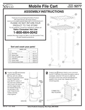 Safco 5277 Assembly Instructions