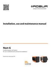 Robur Next-G 60 C Instructions For Installation, Use And Maintenance Manual