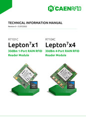 Caen RFID Lepton7x4 Technical Information Manual