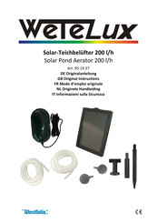 Westfalia Wetelux 95 19 37 Original Instructions Manual