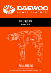Daewoo DAID850L User Manual