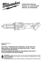 Milwaukee M18 FUEL 2939-20 Operator's Manual