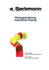 e. Beckmann 220990 Installation Manual