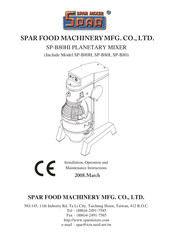 Spar SP-B80 Manual