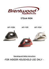 Brentwood Appliances MPI-90W Operating And Safety Instructions Manual