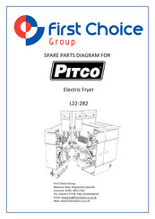Pitco First Choice L22-282 Spare Parts Diagram