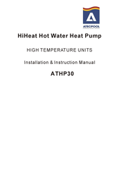 atecpool HiHeat ATHP30 Installation Instructions Manual