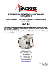 INOXPA SLR Ex Installation, Service And Maintenance Instructions