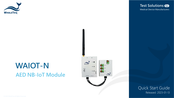 WHALETEQ WAIOT-N Quick Start Manual