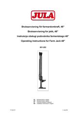 Jula 651-203 Operating Instructions Manual