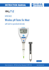 Hanna Instruments HALO2 HI9810452 Instruction Manual