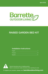 Barrette RAISED GARDEN BED KIT Installation Instructions Manual