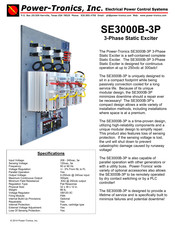 Power-Tronics SE3000B-3P Manual