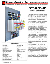 Power-Tronics SE6000B-3P Manual