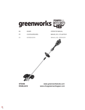 GreenWorks POWERWALL STE406 Operator's Manual