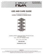 HDX HD14HRCPS Use And Care Manual