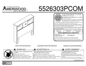 Dorel Ameriwood INDUSTRIES 5526303PCOM Manual