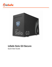 ioSafe Solo G3 Secure Quick Start Manual