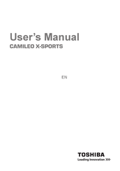 Toshiba CAMILEO X-SPORTS User Manual