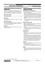 M-System R7F4DD-DC16B-C Instruction Manual