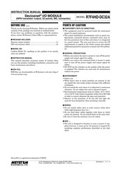 M-system Devicenet R7F4HD-DC32A Instruction Manual