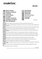 Maktec DC1851 Manual
