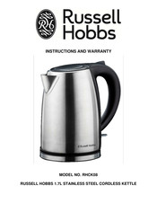 Russell Hobbs RHCK08 Instructions And Warranty