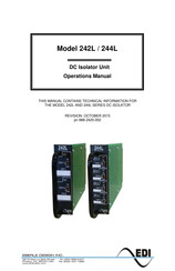 EDI 242L Operation Manual