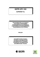 SCM SEPRI SPV 232 Technical Documentation Manual