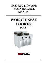 GGMgastro G7W5G Instruction And Maintenance Manual