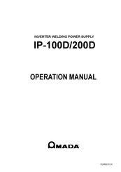 Amada IP-200D Operation Manual