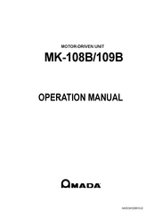 Amada MK-109B Operation Manual
