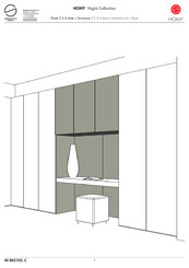 Santalucia Mobili HOMY Night Collection Quick Start Manual