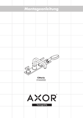Hans Grohe Axor Citterio 39444 Series Manual