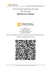 Tactical TFM VT-222 User Manual