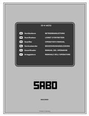 Sabo 33-V ACCU Operator's Manual
