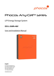 Phocos Any-Cell Series User And Installation Manual