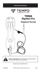 Tempo Communications DigAlert Pro TM900 Instruction Manual