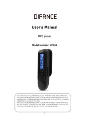 Difrnce MP866 User Manual